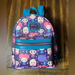 NWOT Loungefly Hocus Pocus Chibi Disney Mini Backpack